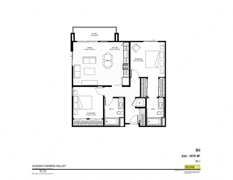 B3 2x2 floor plan